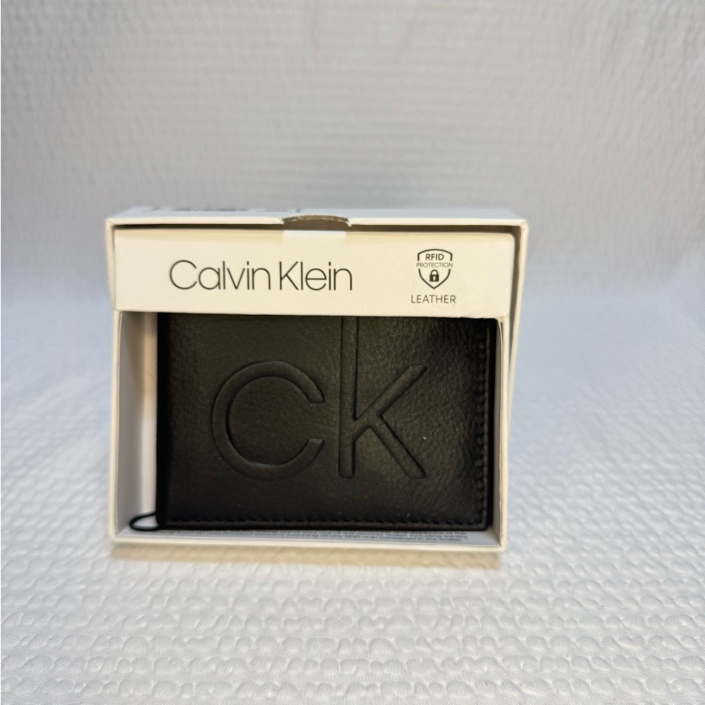 Calvin Klein Black Leather Wallet